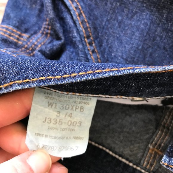 Wrangler TwentyX Carpenter Denim Jean Shorts Vintage 29" Waist NWT - Picture 5 of 5